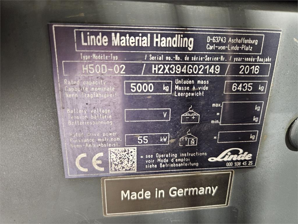 Linde H50D Dyzeliniai krautuvai