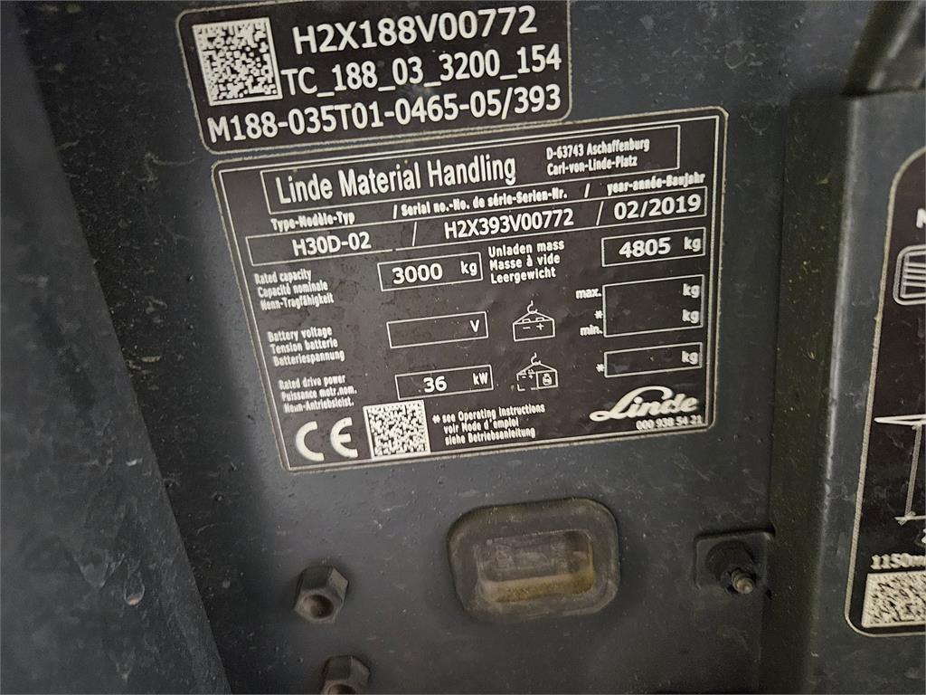 Linde H30D Dyzeliniai krautuvai