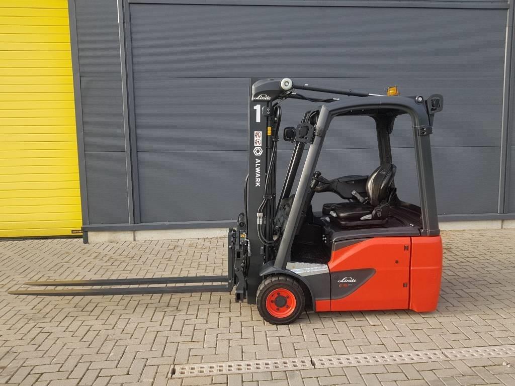 Linde E16C Elektriniai šakiniai krautuvai