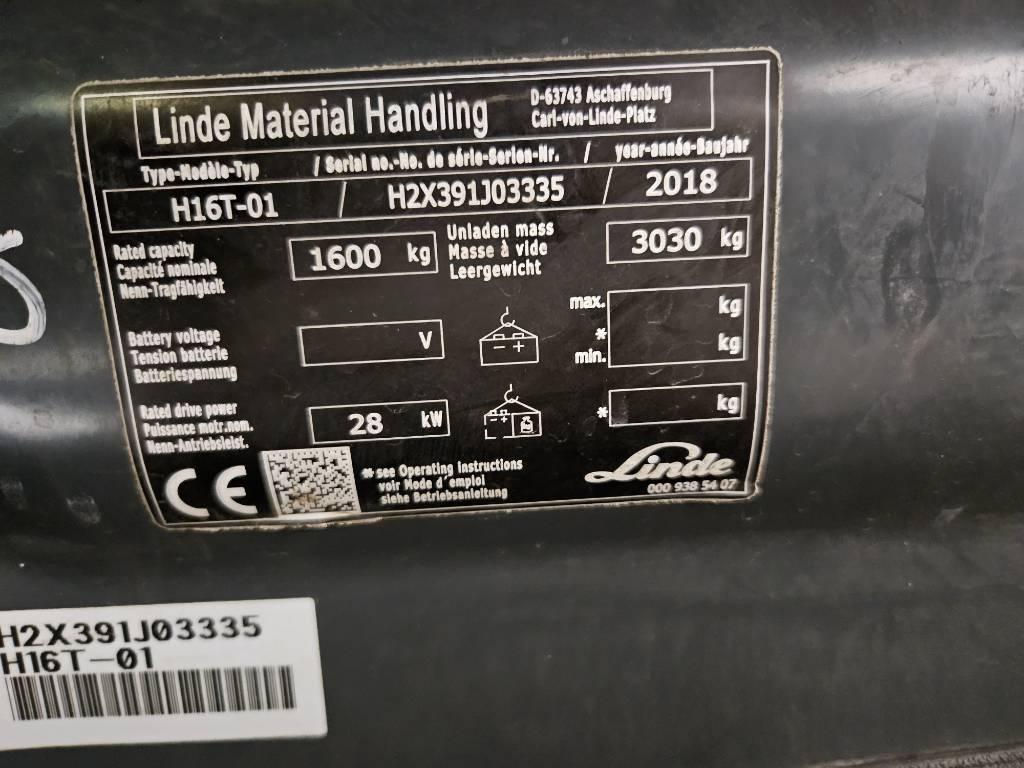 Linde H16T LPG (dujiniai) krautuvai