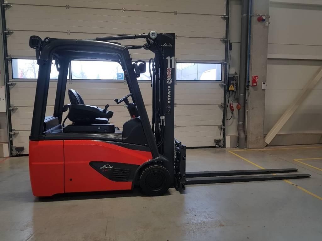Linde E16 Elektriniai šakiniai krautuvai