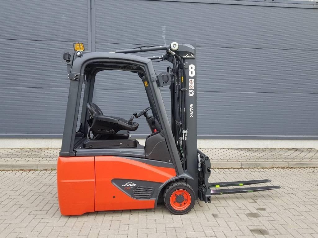 Linde E16C Elektriniai šakiniai krautuvai