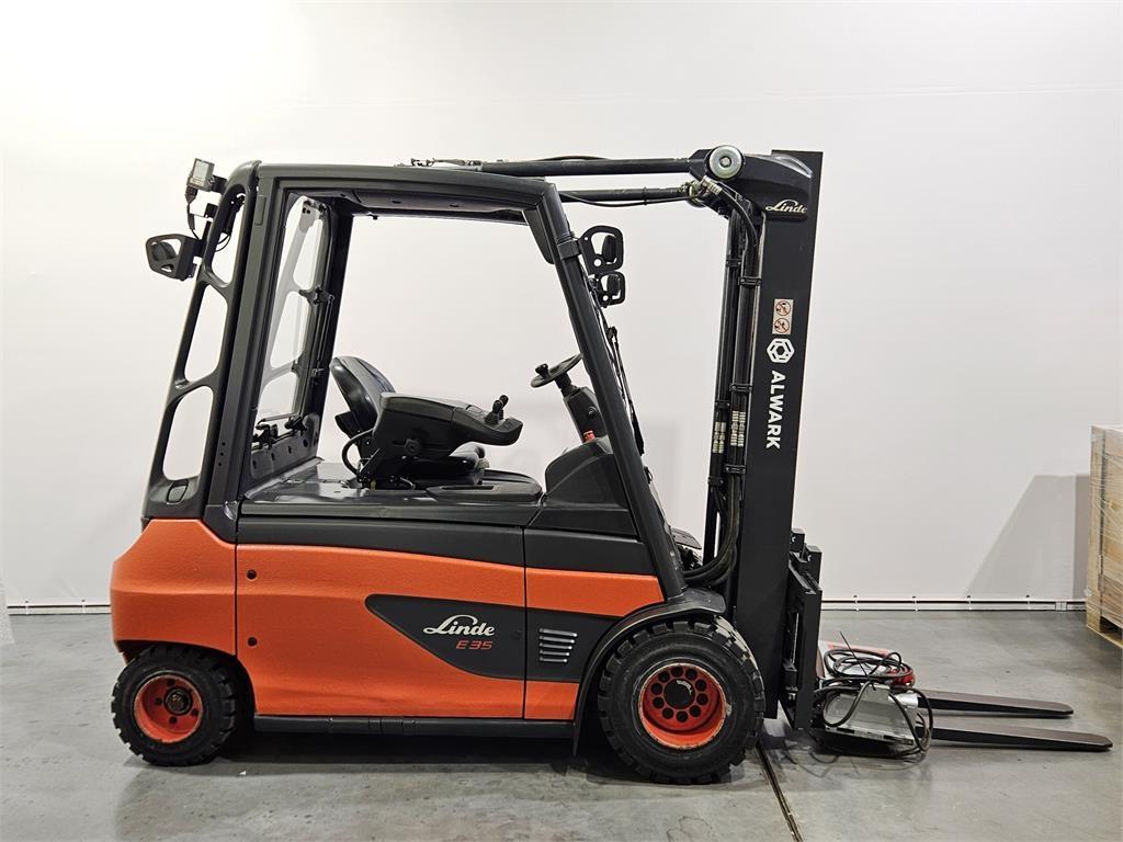 Linde E35L Elektriniai šakiniai krautuvai