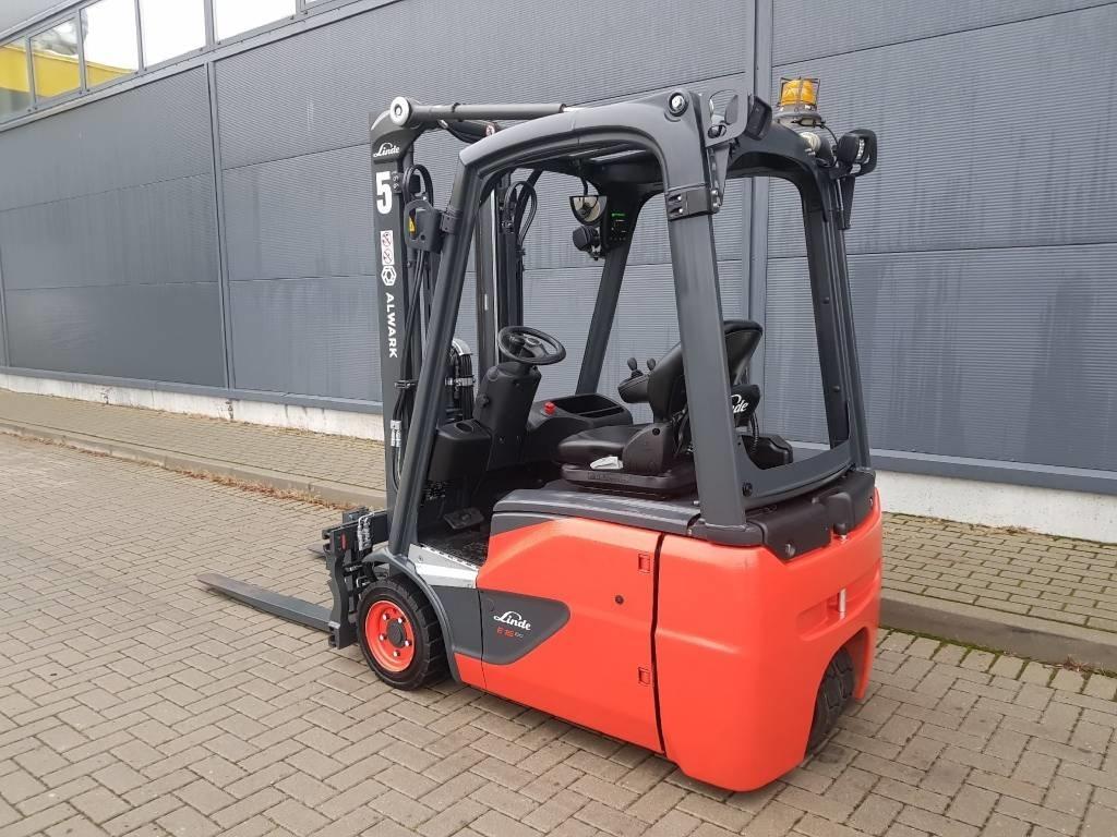 Linde E16C Elektriniai šakiniai krautuvai