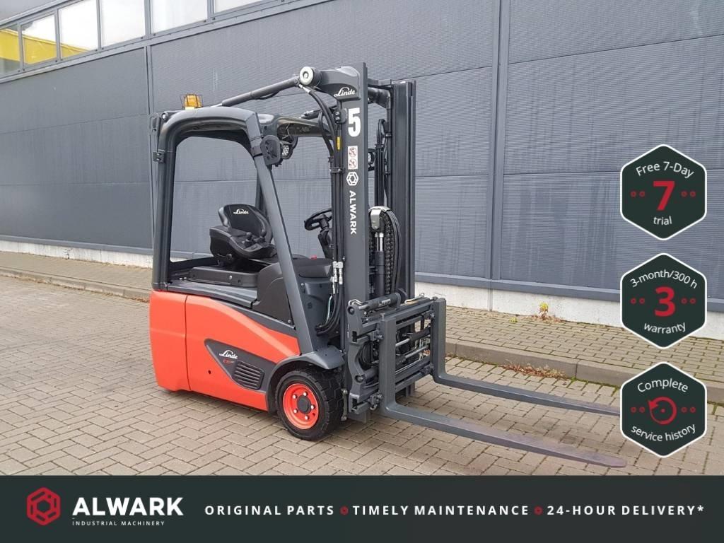 Linde E16C Elektriniai šakiniai krautuvai